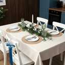 24 Pack Round Burlap Placemats Bulk, 11.8 Jute Rustic Table Placemats Bulk for Charger Plates, Burlap Circle Tables Mats for Dining Table, Brown Charger Place Mat for Wedding Dinner Holiday Farmhouse