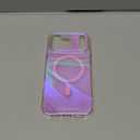 Case-Mate Soap Bubble iPhone 17 Pro Max Case [Compatible with MagSafe] - Stylish Phone Case for Women with 12ft Drop Protection - Premium Magnetic Cover for iPhone 17 Pro Max - Peach Iridescent