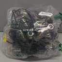 Brightever LED Outdoor String Lights 100FT Patio Lights with 52 Shatterproof ST38 Vintage Edison Bulbs, Outside Hanging Light Waterproof for Porch, Deck, Garden, Backyard, Balcony, 2700K Dimmable (100FT-Warm White, Black Wire)