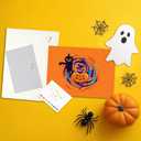 Magic Ants Musical Halloween Pop Up Card with Lights  3D Haunted House Ghosts Pumpkins Bats  Spooky Halloween Greeting Card for Kids and Adults Includes Envelope and Blank Note