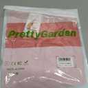 PRETTYGARDEN Womens Bell Long Sleeve Shirts Casual Cowl Neck Asymmetrical Slim Fit Crop Tops Y2K Going Out Spring Clothes (Pink, M)