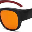 Eyekepper Mens Fit Over Blue Light Blocking Glasses Computer Gaming Eyeglasses for Women