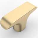 Amerdeco 10 Pack Brushed Brass Cabinet Knobs 2 Inch(50MM) Kitchen Cabinet Pulls Drawer Knob, Knob for Dresser Drawers, Knobs and Pulls for Bathroom Cabinets