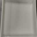 Cat Litter Box with Litter Mat and Scoop, Large Covered Litter Box with Lid, Front Entry Top Exit Kitty Box, Odor Control, Easy to Clean (Grey)