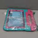 YIHE Kids Case for iPad 9.7 Inch with Screen Protector, Shockproof Handle Convertible Stand Case for iPad 9.7 6th/5th Generation 2018/2017, iPad Air 2/1& iPad Pro 9.7, Cyan&Pink