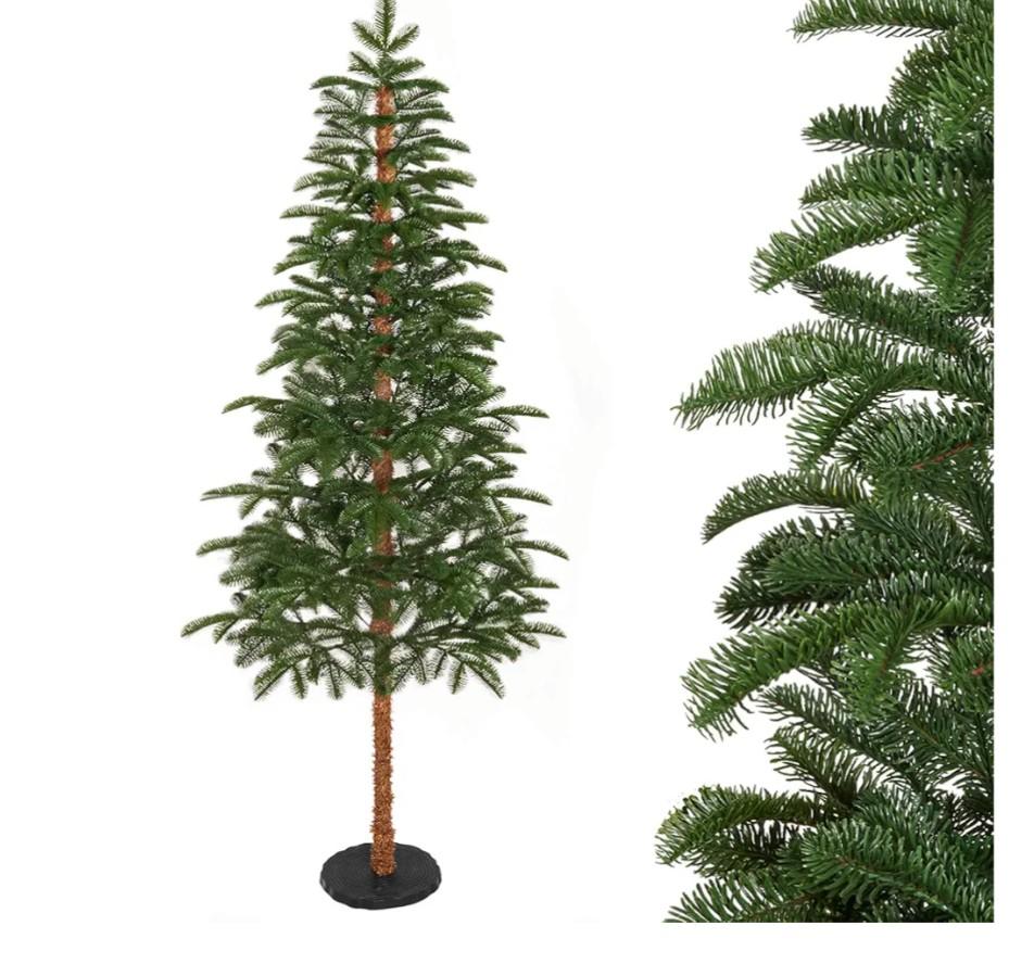 Decoway 6 FT Artificial Christmas Tree, Unlit Xmas Tree with 641 Green PE Tips for Indoor Outdoor Decorations Holiday Decor