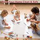 Silicone Mat 3FT x 6FT (90x180cm),White Translucent, 71"L x 35.5"W