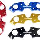 Billet Aluminum Triple Tree Top Clamp Yoke Cover Compatible with Suzuki Hayabusa GSXR1300 1999-2020