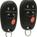 Key Fob Keyless Entry Remote fits 2004-2016 Toyota Sienna (GQ43VT20T 5-Btn, Set of 2)