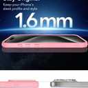 ESR for iPhone 15 Pro Case, Compatible with MagSafe, Shockproof Military-Grade Protection, Scratch-Resistant Back, Magnetic Phone Case for iPhone 15 Pro, Classic Hybrid Case, Frosted Pink