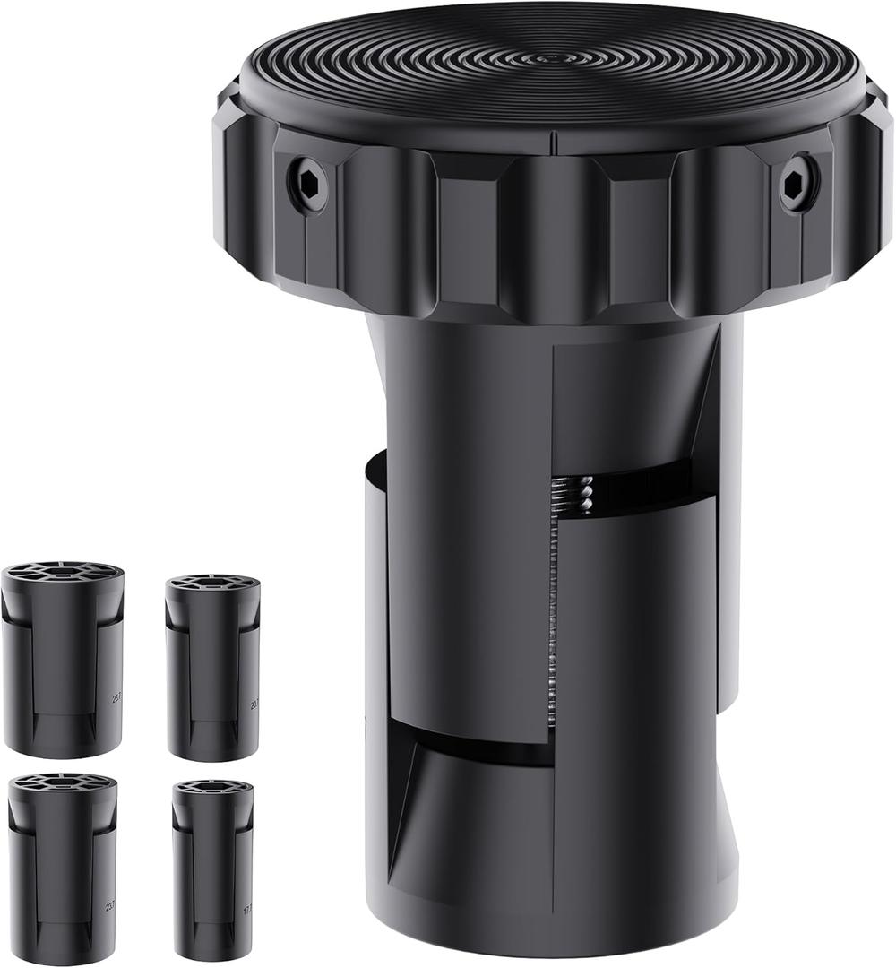 AirTag Bike Mount Hidden in Fork - Waterproof Anti-Theft Airtag Holder for Bicycle Frame Tubes (Fits 22-38mm/0.87-1.5in) w/Tools, Durable ABS & Steel, for Apple Tracker Mount, Stealth &Ultra-Secure
