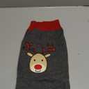 Dog Christmas Sweater Cute Reindeer Cat Puppy Sweaters Soft Warm Fall Winter Dogs Clothes Grey Ugly Xmas Pet Sweatshirt Knitted Doggie Vest Outfit for Small Medium Large Dogs(Grey,L)