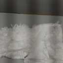 MIULEE Pack of 2 Decoration Luxury Faux Fur Throw Pillow Covers Winter Cute Deluxe Christmas Decorative Plush Pillow Case Cushion Cover Shell for Sofa Bedroom Car 18x18 Inch White