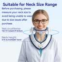 Cervical Traction Device, Adjustable Neck Stretcher for Pain Relief, Lightweight Neck Support Brace for Cervical Spine Decompression, Ergonomic Design for Home, Office & Travel Use