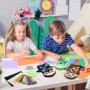 2 x Jucoan 12 Pack Hand Puppet Making Kit for Kids, DIY Animal Puppet Art Craft Set for Storytelling, Role Play, Classroom & Party, Thanksgiving Christmas Birthday Gift for Girls Boys