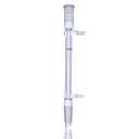 Laboy Glass West Condenser Liebig Reflux Column with 24/40 Joints 190mm in Jacket Length Organic Chemistry Lab Glassware with 10mm Glass Hose Connections