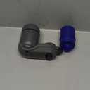 PUR Plus Vertical Faucet Mount Water Filtration System, Lead-Reducing Water Filter For Sink Faucet, Easy Install, 100 Gallons, Compatible with Sinks with External Aerators, Grey