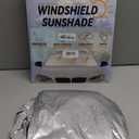 for Honda Fit 2024 Windshield Sun Shade Foldable Sunshade-for Honda Fit 2007-2022 2023 Windshield Cover 210T Reflective Front Window Protector Blocks UV Rays Sun Visor Car Accessories XXL(63" x39.4")