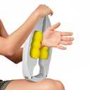 Arm Massager & Forearm Massager, Adjustable Foam Roller, Trigger Point Muscle for Calves, Tennis & Golfers Elbow Pain Release, Roller for Muscle Tightness & Faster Recovery (Yellow)