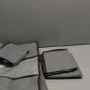 combocube 3Pcs Zippered Storage Bag for Closet King Comforter, pillow, quilt, bedding, Clothes, Blanket Organizers with Large Clear Window & Carry Handles Space Saver