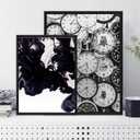 Pixy Canvas Floater Frame 16x20 for 1-1/2 (1.5) inch Deep Canvas Paintings/Canvas Prints/Wood Canvas Panels/Wall Art/Wall Decor/Home Decor/Artwork (Black Oak, 16 x 20 inch, Portrait)