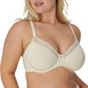 Bali Women's Seamless Underwire Bra, One Smooth U Smoothing Underwire Bras for Women, Convertible Straps, Ultra Light,34DD