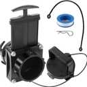 TonGass 3" RV Waste Valve Body with Handle + 3" RV Sewer Termination Cap with Handle, Fits Standard 3-Inch Bayonet Waste Valve, Camper Sewer Replacement Parts for Trailer Motorhome