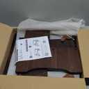 Wooden Two Step Stool, Heavy Duty 2-Step Ladder For Adults & Kids, Supports Up To 450 Lbs For Kitchen, Bathroom Or Bedside Use (Walnut Finish)