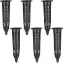 6 Pack Garden Watering Stake Large UV-Protected ABS Plastic Deep Root Irrigation Spike for Trees, Shrubs, Bushes, Shrubs, Flowers, Fruits, Vegetables, Potted Plants (8 Inch)