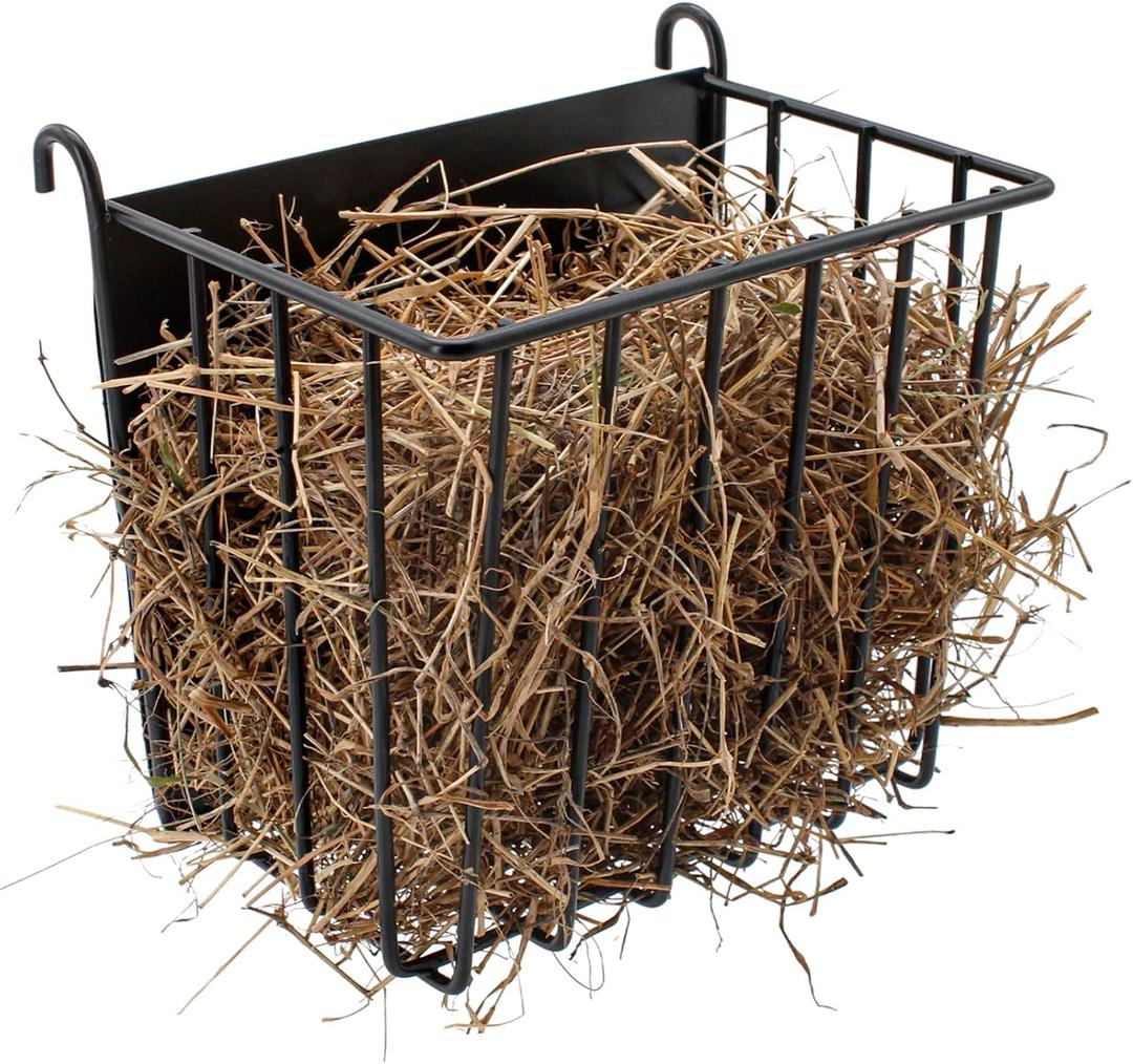 Guinea Pig Hay FeederRabbit Hay Feeder with Heavy-Duty Metal Frame Hay Holderfor Bunny, Guinea Pigs,Chinchillas-6.9x4.7x6.6 inch (1 piece, 1piece)
