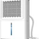 Dehumidifier for Home Basement Max 34 Pint 2500 Sq.Ft Small Quiet Portable Dehumidifiers for Bathroom Large Room, Bedroom Auto Defrost,Intelligent Humidity Control,24h Timer,Child Lock (34 Pint)
