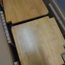 ECR4Kids Hideaway Chair, Kids Furniture, Honey/Grey Wash, 2-Pack