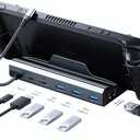 Docking Station for Steam Deck/ROG Ally/Legion Go, The 6 in 1 Steam Deck Dock. 1000Mbps Ethernet, 3.0 PD 100W Fast Charging, HDMI 2.0 4K@60Hz and 3 USB 3.0 Port Steam Deck OLED Dock
