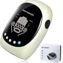 FSA Hand Massager with Heat and Compression for Arthritis Pain Relief, with 5-Finger Individual Therapy, Fits All Hand Sizes,Rechargeable & Portable (Beige)