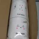 Goose Feather Down Pillows Standard Size Set of 1, Soft Pillows with 100% Organic Cotton Fabric, Luxury Hotel Quality Bed Pillow 1 Pack for Sleeping, Breathable & Fluffy (20" x 26")