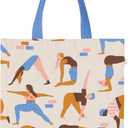 Now Designs Printed Everyday Tote Bag (1 EA, Yoga)