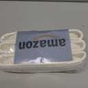 Small Basket, Set of 3 Small Woven Baskets, Cotton Rope Baskets for Organizing, Cute Mini Tiny Baskets for Nursery, Decorative Boho Round Storage Basket Bathroom Organization Bin (White)