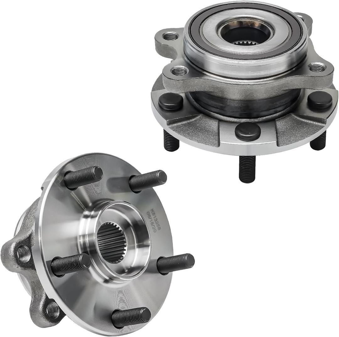 Detroit Axle - Front Wheel Bearing & Hubs for 2006-2018 Toyota Rav4 Mirai 2011-2020 Scion tC, 2012 2013 2014 2015 2016 2017 Wheel Bearing and Hub Assembly Set, Replacement Pair Hubs