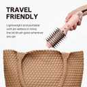 Wavytalk Dual Voltage Hair Dryer Brush for Europe and International Travel, 110V-240V Mini Jet Brush, Ionic Hair Dryer Brush Reduces Damage, Anti-Frizz Straight Hair, Curls and Blowouts, Volumizing
