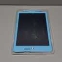 FLUESTON LCD Writing Tablet, 10 Inch Doodle Board Toys Gifts for 3-8 Year Old Girls Boys, Colorful Electronic Drawing Pad for Toddler, Easter Basket Stuffer for Kids Educational Learning Travel Toy (11"W x 7.5"H, Delightful Dolphin Blue)