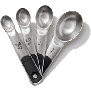 OXO SoftWorks Measuring Spoons, 4Pcs