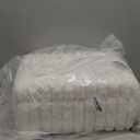 Sweetcrispy Vanity Stool Chair with Storage, Ottoman Faux Fur Soft Padded Makeup Footstools Seat with 4 Metal Legs Anti-Slip Adjustable Feet Modern Cute Small Footrest for Home Entryway Bedroom White