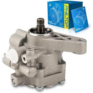PHILTOP 21-5267 Power Steering Pump OE Fit For Civic 2001 2002 2003 2004 2005, Power Assist Pump 06561PLA505RM, 56110PLA013, 56110PLA023, 56110PLA023RM, Automotive Replacement Power Steering Pumps