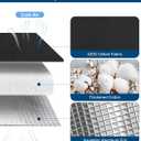 Outdoor Faucet Covers for Winter, Actgan 8.3"H x 6"W Thickened Outside Garden Faucet Socks for Freeze Protection, Reusable Insulated Faucet Covers, 2 Pack, Black