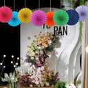 2 x Green Party Decorations,Green Paper Decorations For Party,Tennis Party Decorations Party Paper Fans Bulk 12in,Graduation Decoration Classroom Decor,St Patrick'S Day Decortions 30 Color Diy Set Green