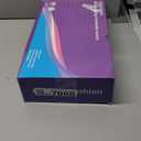 Gel Seat Cushion, Cooling Thick Big Breathable Honeycomb Design Absorbs Pressure Points Seat Cushion with Non-Slip Cover for Office Chair Home Cars Wheelchair (Black)