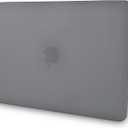 KECC Compatible with MacBook Air 13 inch Case 2010-2017 Release (Old Version) A1466 A1369 Italian Leather Hard Shell for MacBook Air 13.3 inch, Grey Leather