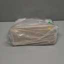 Patent Leather Dome Satchel Purse Zip-around Handbag Multi-Pocket Shoulder Bag Shiny Large Top-handle Shell Bag (Nude)