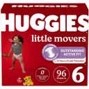 Huggies Little Movers Baby Disposable Diapers - Size 6  96 piece