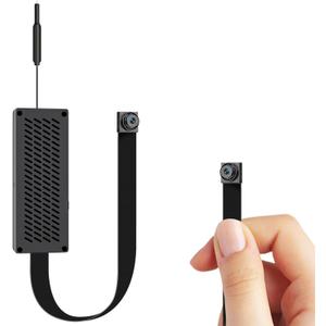 LTZXTC Mini Nanny Cam, Mini Camera 4K Ultra HD with Wireless WiFi Camera, Portable Home Security Indoor Outdoor(Suitable for iOS)